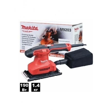 Машина виброшлифовальная Makita M9203 190Вт - фото 4