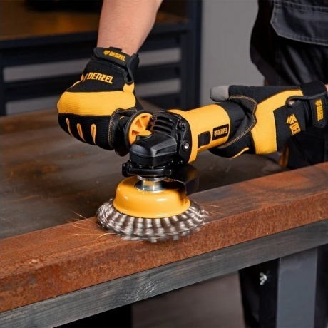 Машина шлифовальная угловая Denzel AG115-750 - фото 4