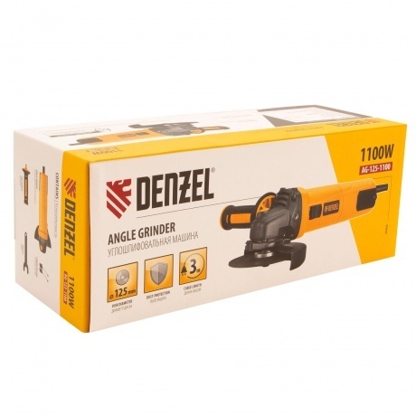 Машина шлифовальная угловая Denzel AG125-1100 - фото 12