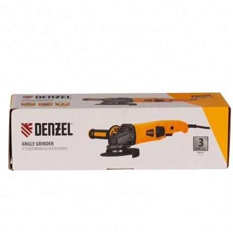 Машина шлифовальная угловая Denzel AG125-1100A - фото 4