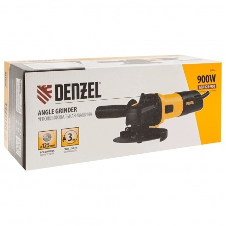 Машина шлифовальная угловая Denzel AGH125-900 - фото 11