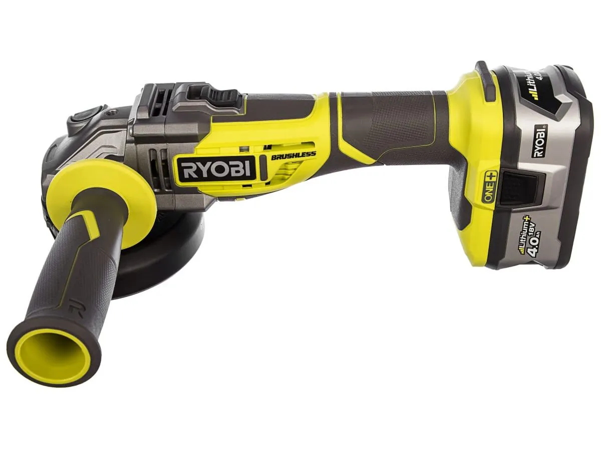 Бесщеточная углошлифмашина R18AG7-140S 5133004231 Ryobi One+ - фото 3