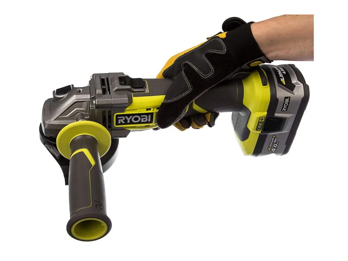 Бесщеточная углошлифмашина R18AG7-140S 5133004231 Ryobi One+ - фото 5