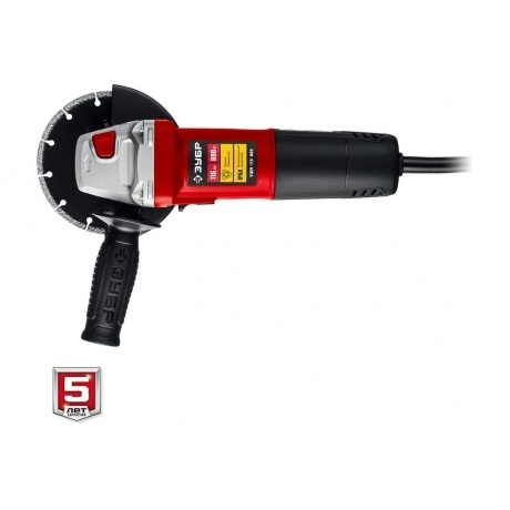 ЗУБР  1000 Вт, d125 мм, УШМ (УШМ-125-1005) - фото 2