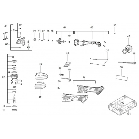 Угловая шлифмашина Milwaukee M18 FSAG125X-0 FUEL (4933478701) - фото 6