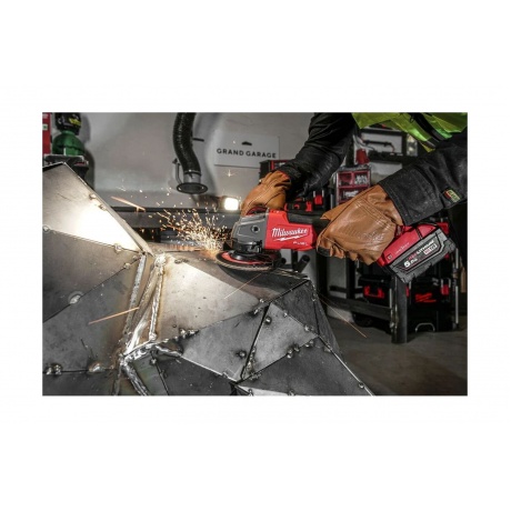 Угловая шлифмашина Milwaukee M18 ONEFSAG125XPDB-502X FUEL (4933478435) - фото 10