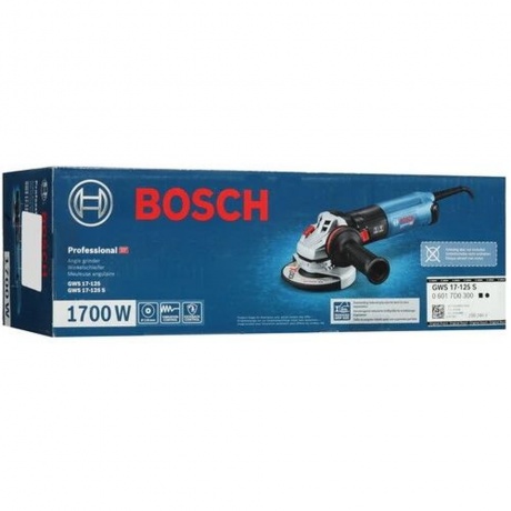 Угловая шлифмашина Bosch GWS 17-125 S (06017D0300) - фото 11