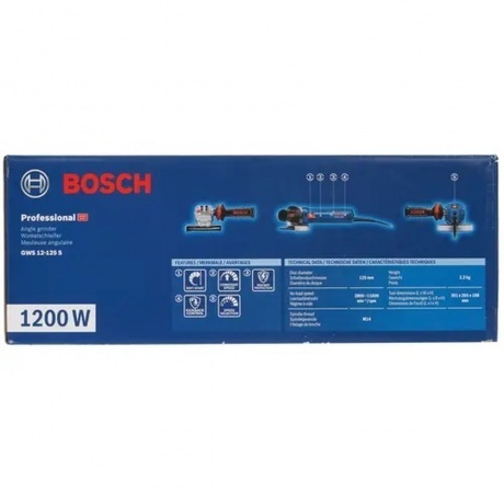 Угловая шлифмашина Bosch GWS 12-125 S (06013A6020) - фото 8