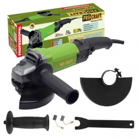Углошлифовальная машина PW1600SE Procraft 1600Вт 150 мм 5000-12000 обмин 4530₽