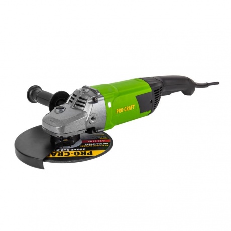 Углошлифовальная машина PW2650 Procraft 2600Вт 230мм 6500 обмин 8190₽