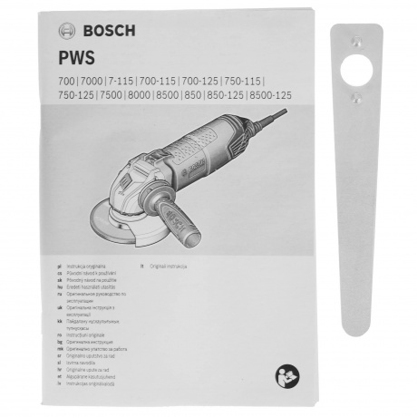 Углошлифовальная машина Bosch PWS 750-125 (06033A240D) - фото 10