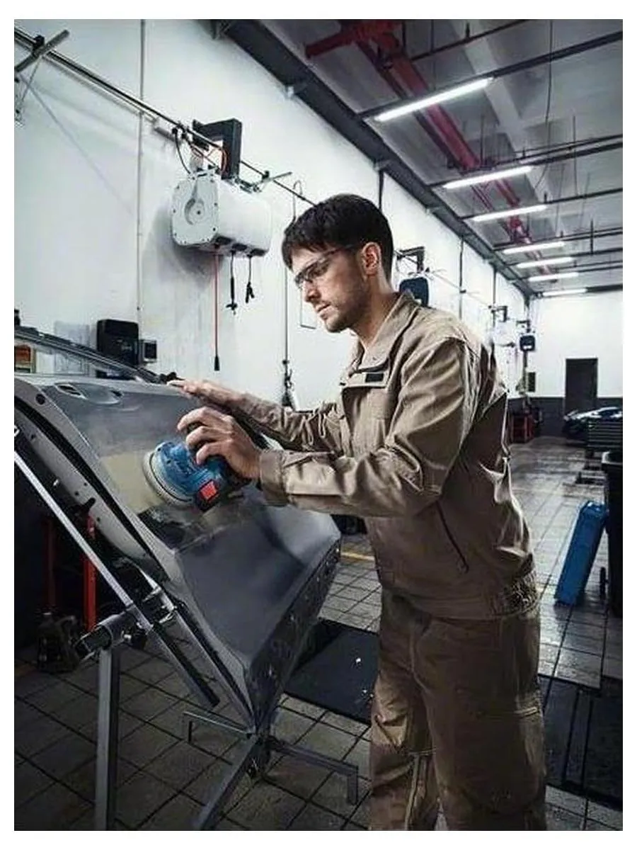 Эксцентриковая шлифмашина Bosch GEX 185-Li D125мм аккум. (06013A5020) - фото 11