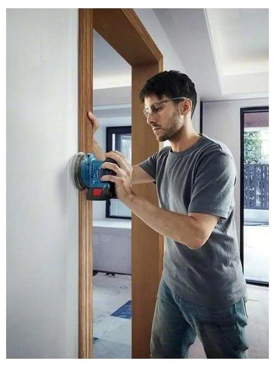 Эксцентриковая шлифмашина Bosch GEX 185-Li D125мм аккум. (06013A5020) - фото 5