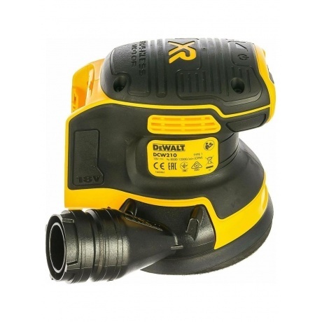 Эксцентриковая шлифмашина DeWalt DCW210NT-XJ D125мм аккум. жестк.кейс - фото 5