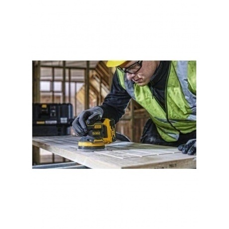 Эксцентриковая шлифмашина DeWalt DCW210NT-XJ D125мм аккум. жестк.кейс - фото 8