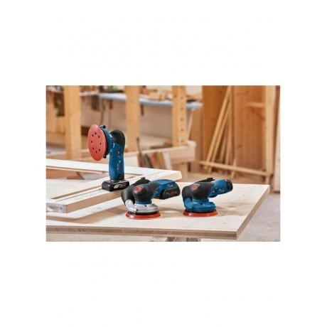 Эксцентриковая шлифмашина Bosch GEX 18V-125 D125мм аккум. (0601372201) - фото 4