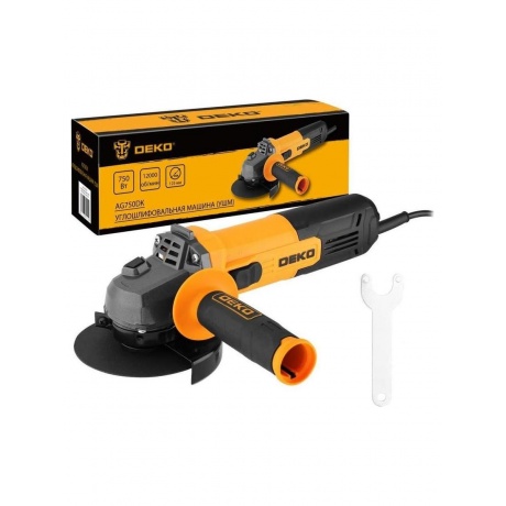 Углошлифовальная машина УШМ DEKO AG750DK 125мм 750 Вт 2140₽