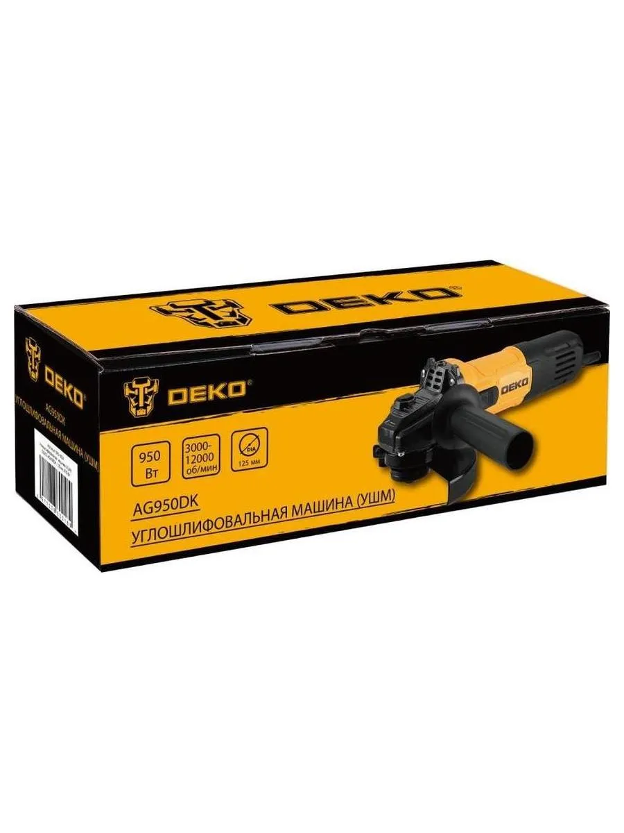 Углошлифовальная машина (УШМ) DEKO AG950DK, 125мм, 950 Вт - фото 2
