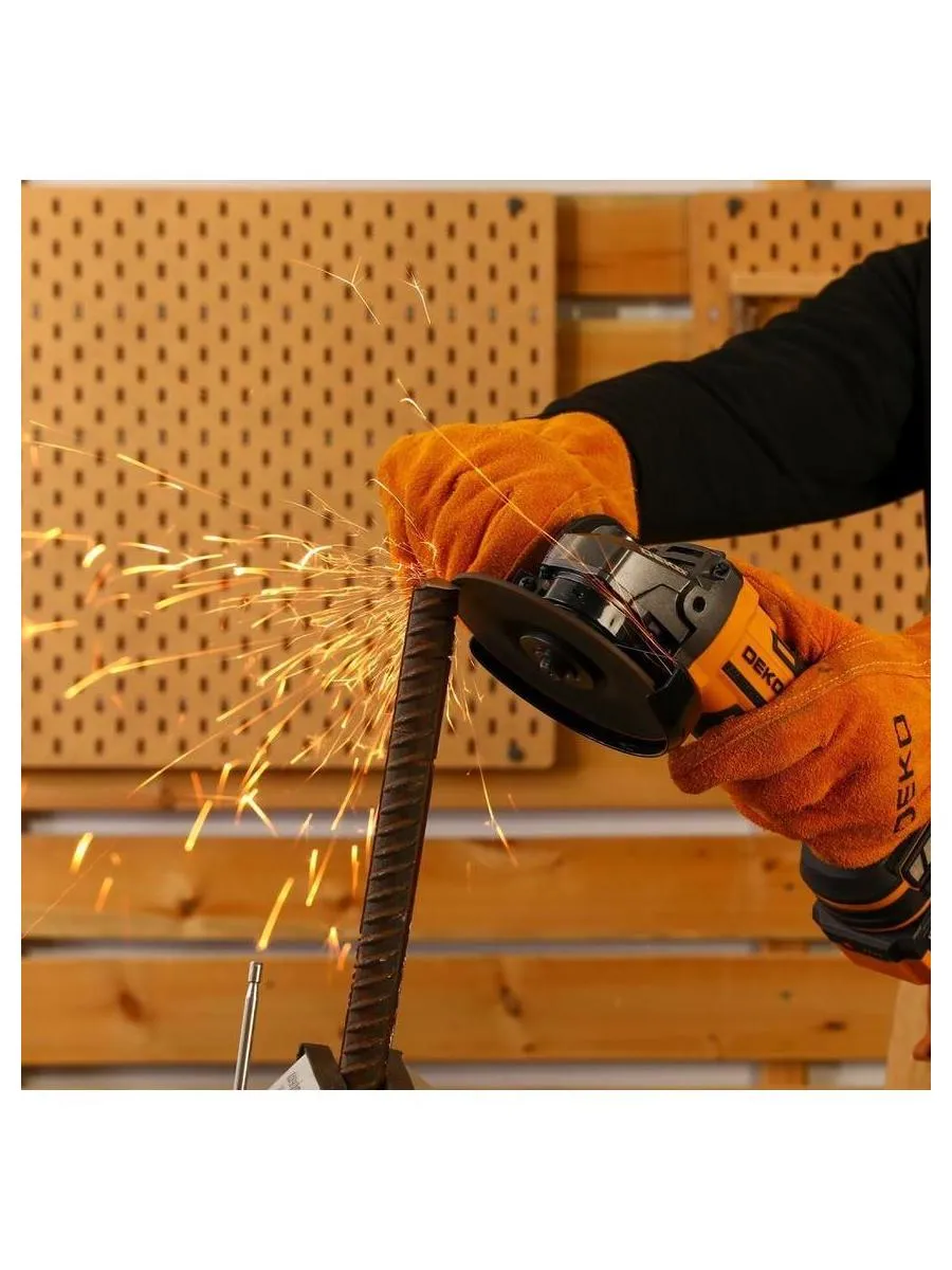 Углошлифовальная машина бесщеточная DEKO DKAG-125, 20В, 2*4.0Ач - фото 7