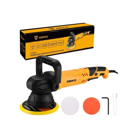 Шлифмашина полировальная орбитальная сетевая DEKO P1400-D 150мм 1400 Вт 6030₽