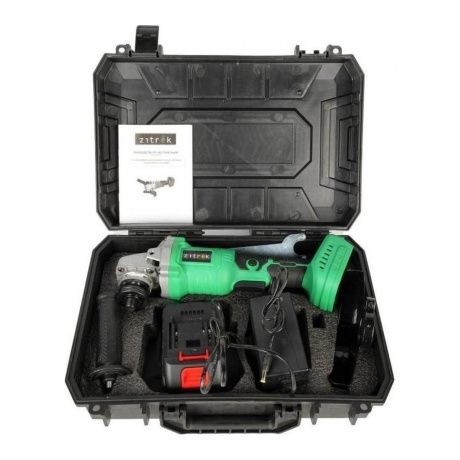Углошлифовальная машина Zitrek ZKAG20-125 PRO 125мм 20B Li-Ion аккум 4 Aч - 1шт ЗУ кейс 3600₽
