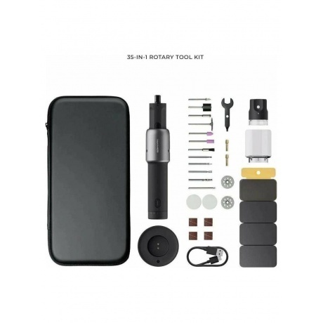 Беспроводная шлифовальная машинка-гравер HOTO 35in1 Rotary Tool Kit - фото 9
