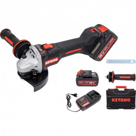 

Угловая шлифмашина KEYANG DG20BLH-125SV (Set)