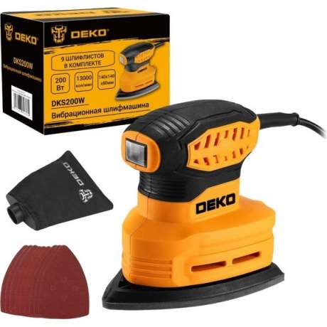 Вибрационная шлифмашина DEKO DKS200W