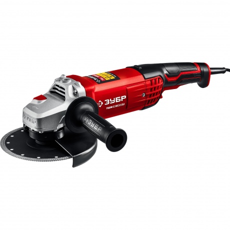 Угловая шлифовальная машина ЗУБР 2000 Вт d180 мм УШМ-180-2005 П 6494₽