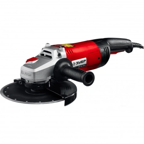 Угловая шлифовальная машина ЗУБР 2400 Вт, d230 мм, (УШМ-230-2405...