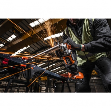 Шлифмашина угловая AEG 18В 125мм BEWS18-125BLPX2-502C 4935480858 - фото 3