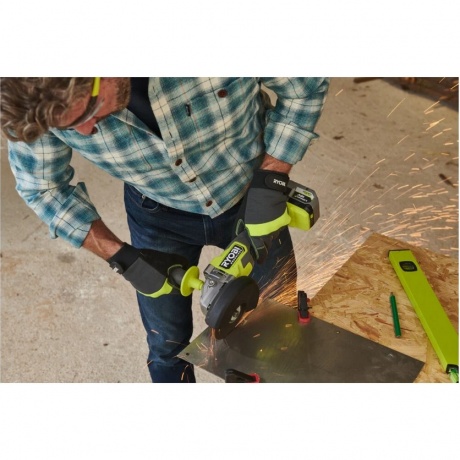 Шлифмашина угловая Ryobi 18В бесщеточная RAG18BL-0 5133006532 - фото 3