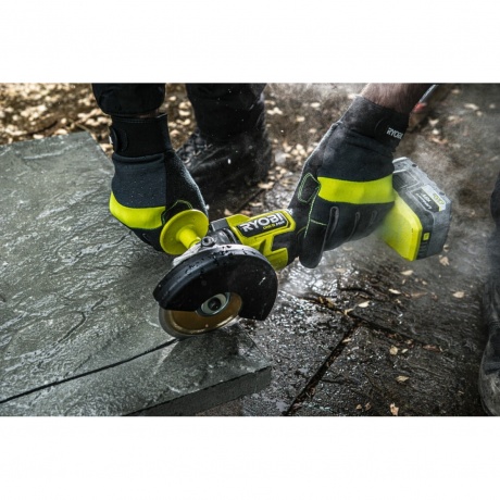 Шлифмашина угловая Ryobi ONE+ бесщеточная RAG18X-0 5133005011 - фото 3