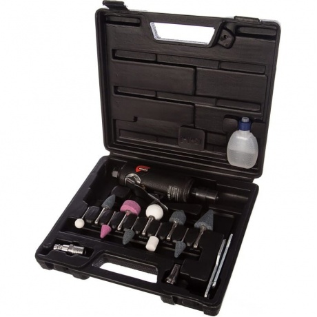 Пневмошлифмашина прямая Gigant DG27000 + набор оснастки - фото 4