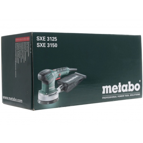 Эксцентриковая шлифовальная машина Metabo SXE 3125 (600443000) - фото 13