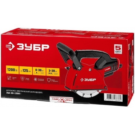 Штроборез Зубр Мастер ЗШ-30-1200 Т красный - фото 13