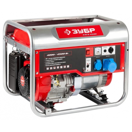 

Генератор бензиновый Зубр ЗЭСБ-4500