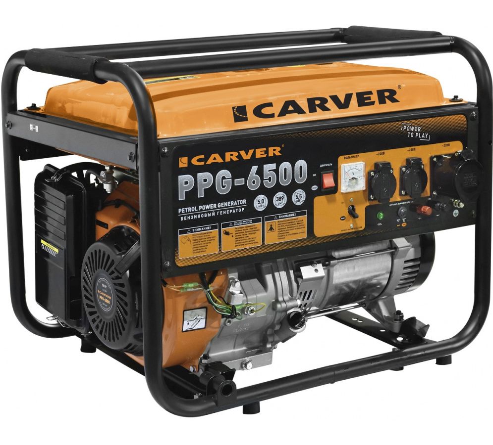 генератор carver ppg 6500 builder 9 6квт Генератор Carver PPG- 6500 (01.020.00018)