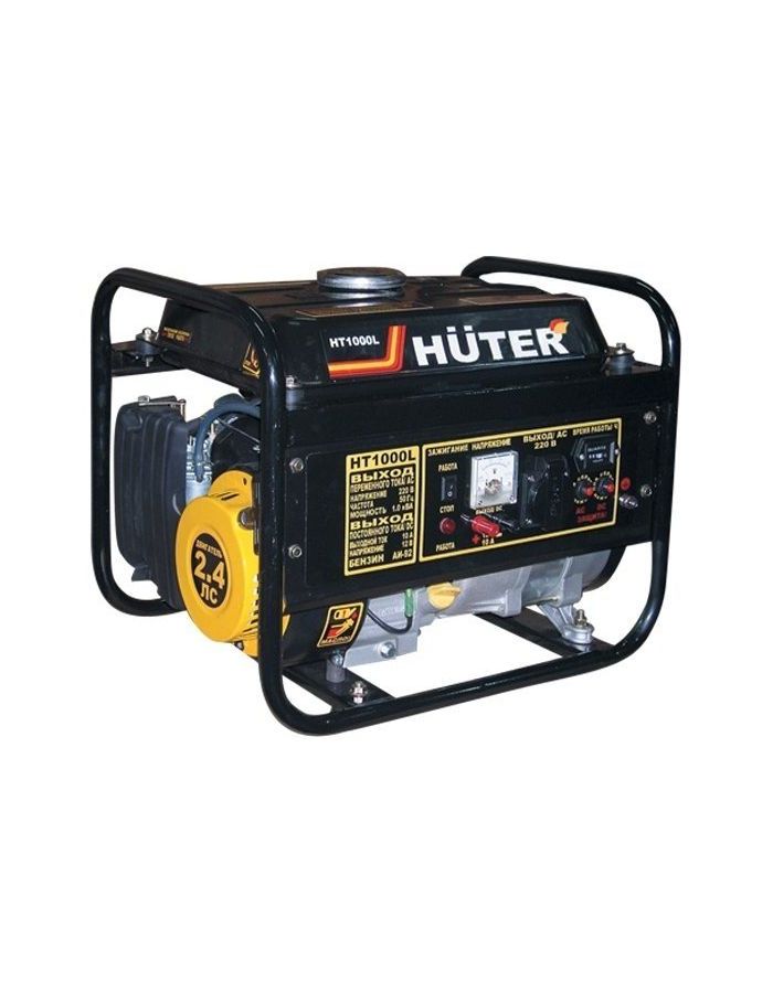 Электрогенератор Huter HT1000L низкооборотный бензиновый генератор 5 10 7 5 ква 220 в 1 квт небольшой бензиновый генератор цена