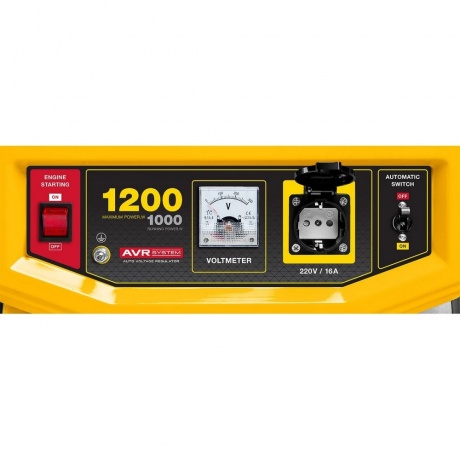 Бензиновый генератор STEHER GS-1500, 1200 Вт - фото 3