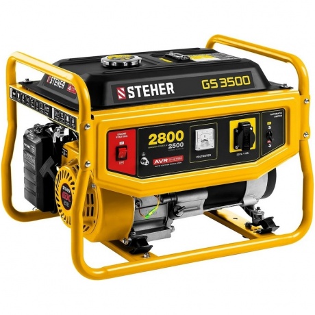 Бензиновый генератор STEHER GS-3500, 2800 Вт - фото 1