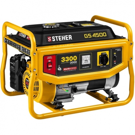 Бензиновый генератор STEHER GS-4500, 3300 Вт - фото 1
