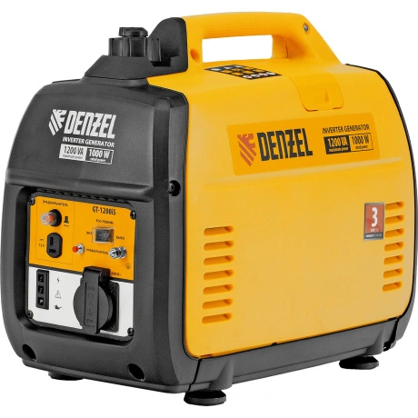 Генератор инверторный GT-1200iS DENZEL 94701, 230 В, 1, 2 кВт, б...