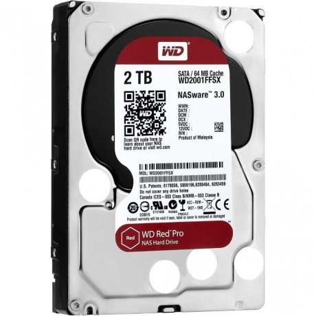 Жесткий диск WD Red Pro 2Tb WD2002FFSX SATA III NAS 3.5 - фото 2