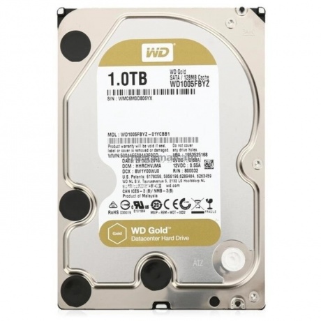Жесткий диск WD Gold 1Tb (WD1005FBYZ) - фото 6