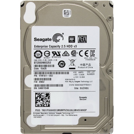 Жесткий диск Seagate Enterprise Capacity 2Tb (ST2000NX0253) - фото 2