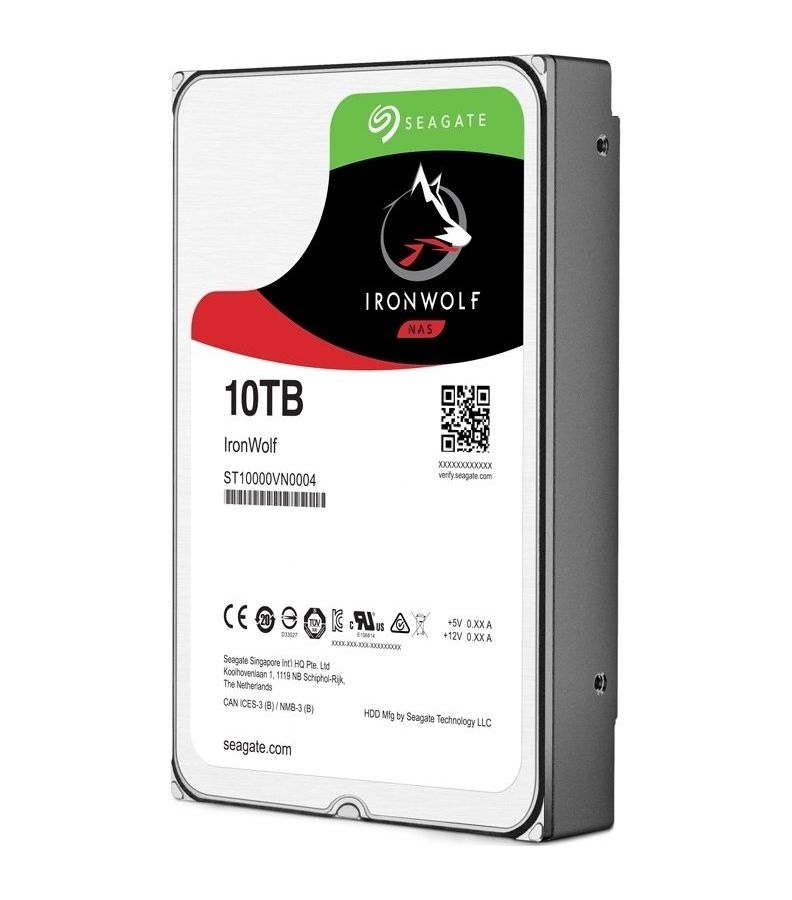 Жесткий диск Seagate IronWolf 10Tb (ST10000VN0004) жесткий диск huawei 10tb 02311sxe