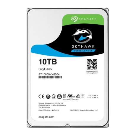 Жесткий диск Seagate SkyHawk 10Tb (ST10000VX0004) - фото 2