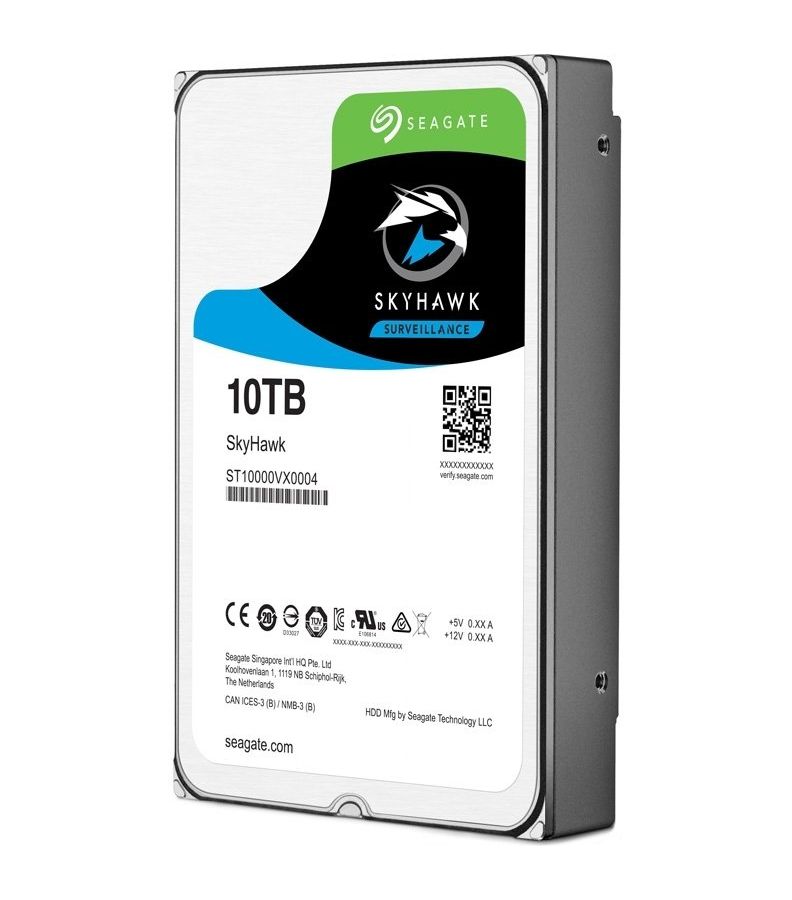 Жесткий диск Seagate SkyHawk 10Tb (ST10000VX0004) жесткий диск huawei 10tb 02311sxe