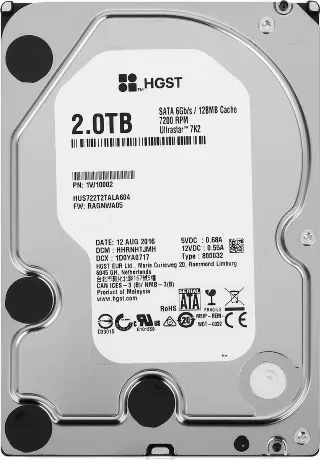 Жесткий диск HGST Ultrastar 7K2 2Tb (1W10002)